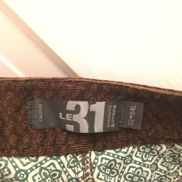 brown trousers with paisley pattern - Picture 3 of 3